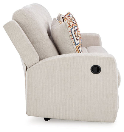 DAN - Divan sofa inclinable manuel en tissus