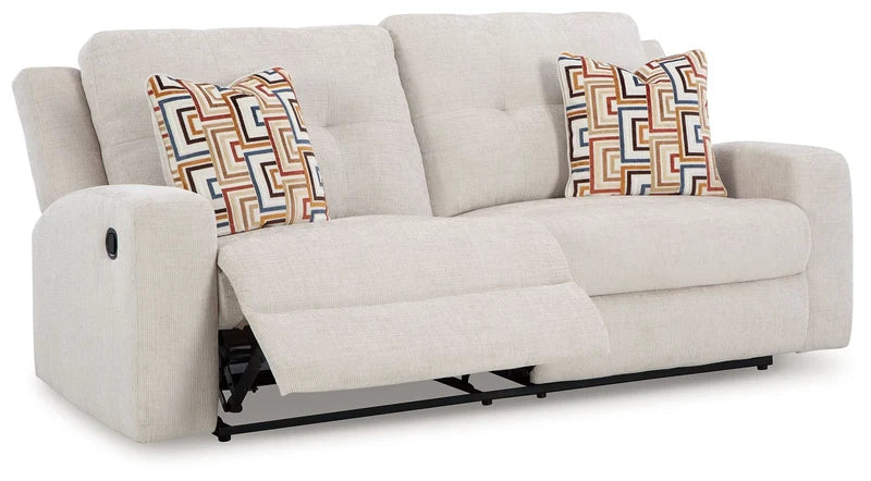 DAN - Divan sofa inclinable manuel en tissus