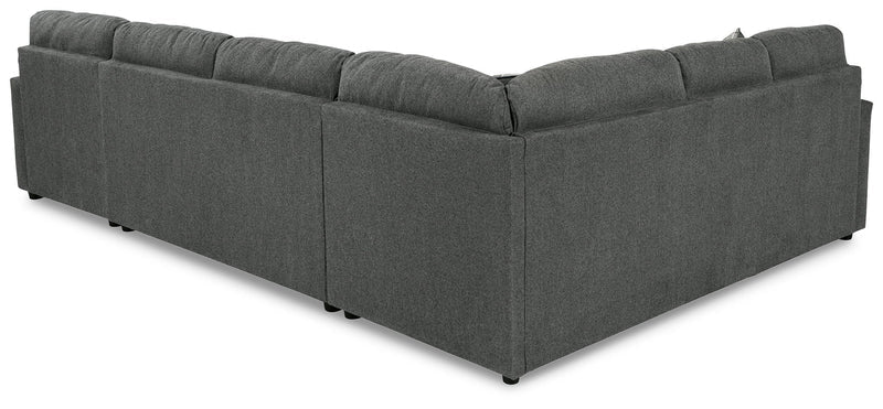 EDEN - Sectionnel avec chaise longue en tissus