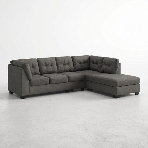 Ashley Furniture Gray Fabric Sectional