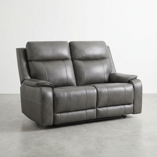 KRESCENDA - Leather Electric Reclining Loveseat