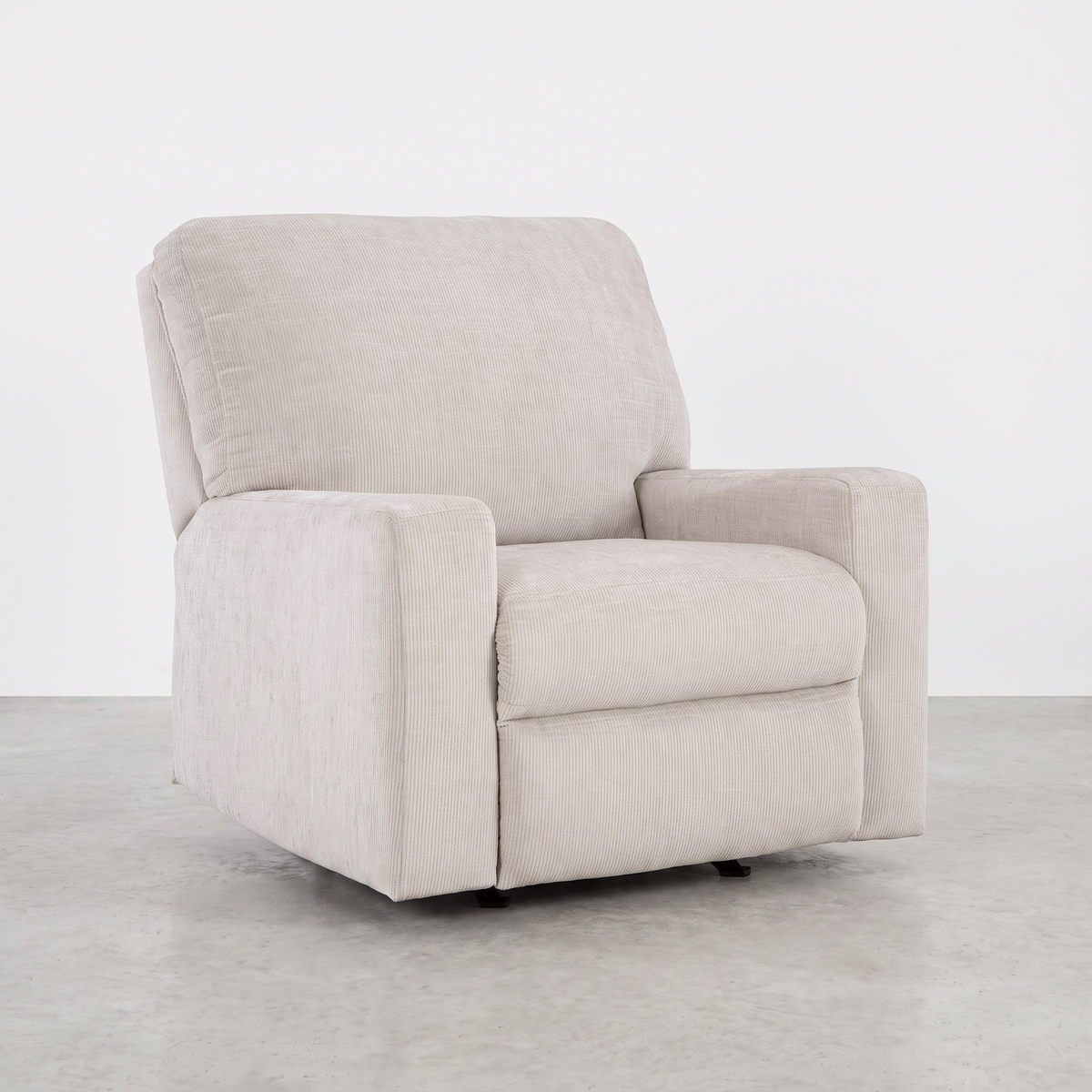 KRELIA - Fauteuil en tissus berçant inclinable – Fauteuil, Greige, orange ou bleu marin | Meubles KREOR Gatineau