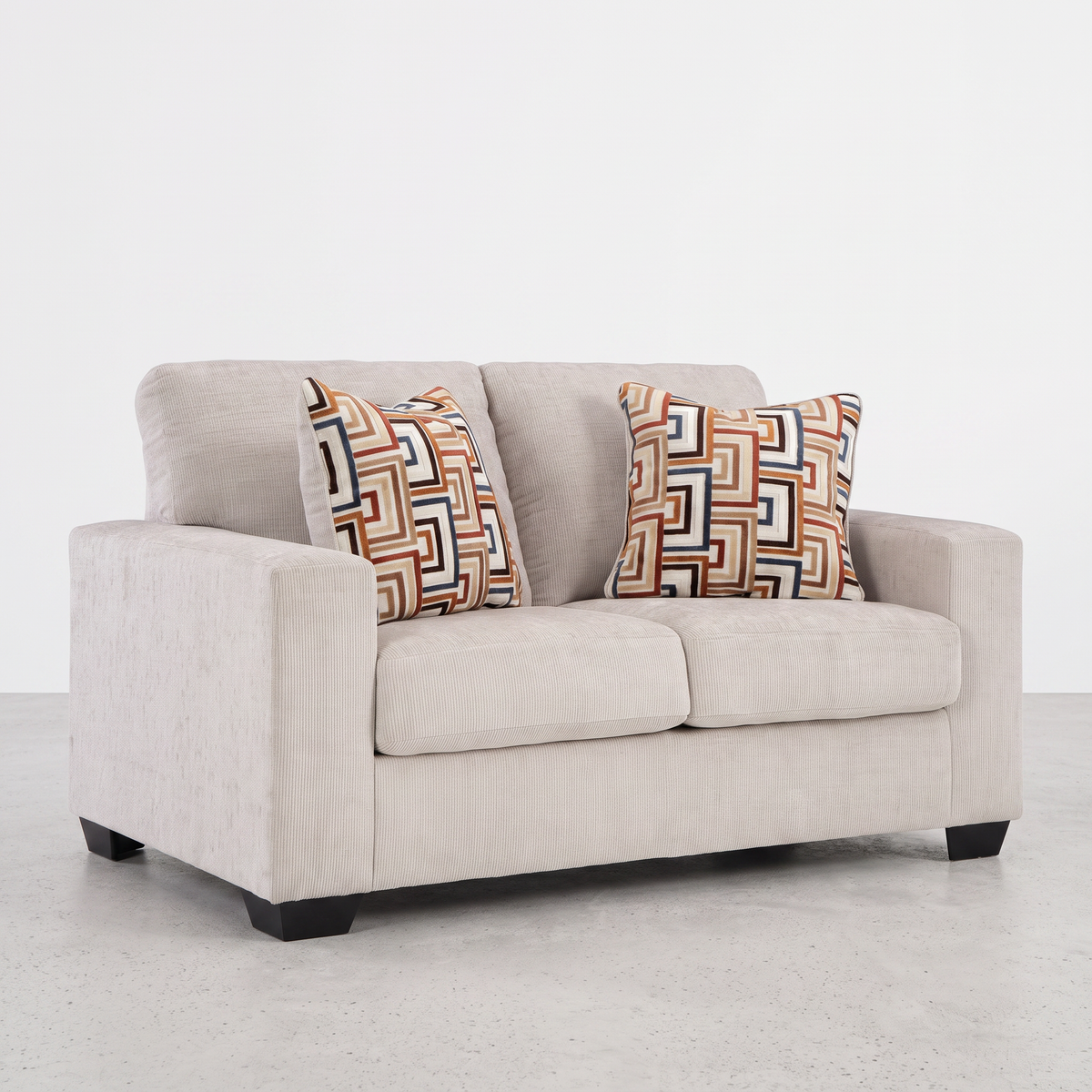KRELIA - Causeuse en tissus – Causeuse, Greige, orange ou bleu marin | Meubles KREOR Gatineau
