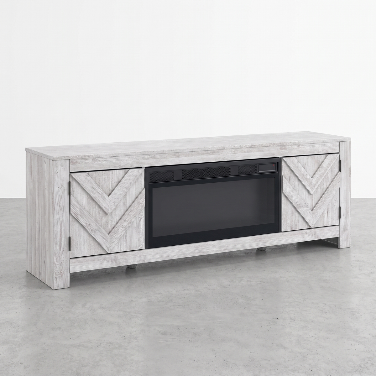 KAYLA - Meuble télé de 70" avec option de foyer électrique encastrable – Meuble télé | Meubles KREOR Gatineau