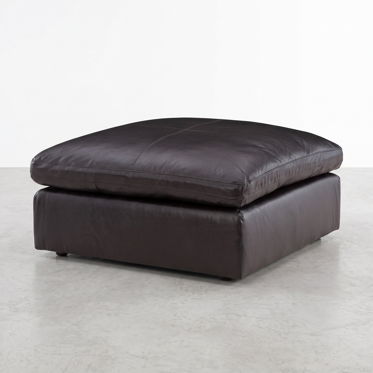NASHVILLE - Ottoman nuage en cuir