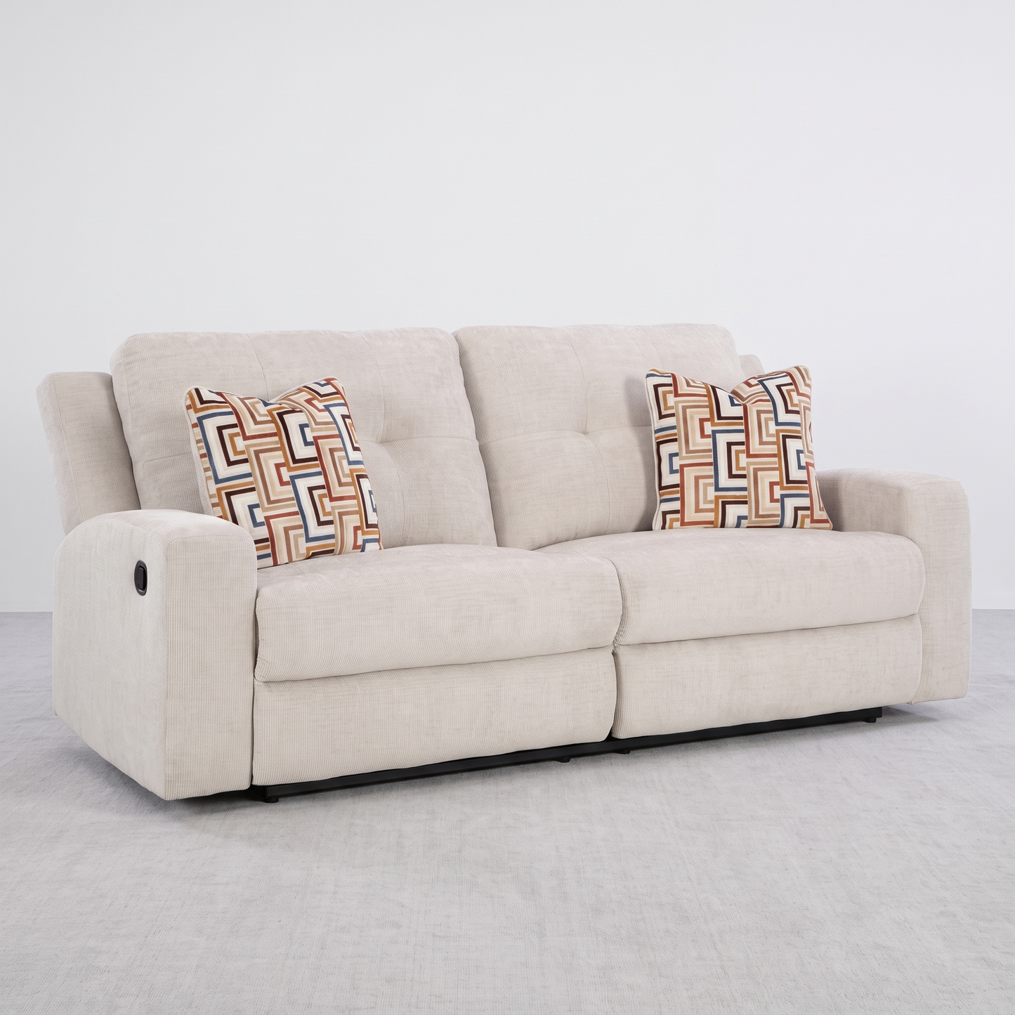 DAN - Divan sofa inclinable manuel en tissus