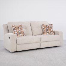 DAN - Divan sofa inclinable manuel en tissus – Sofa, Beige ou bleu | Meubles KREOR Gatineau