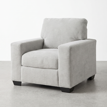ALABAMA - Fauteuil en tissus côtelé – Fauteuil, Gris ou ivoire | Meubles KREOR Gatineau