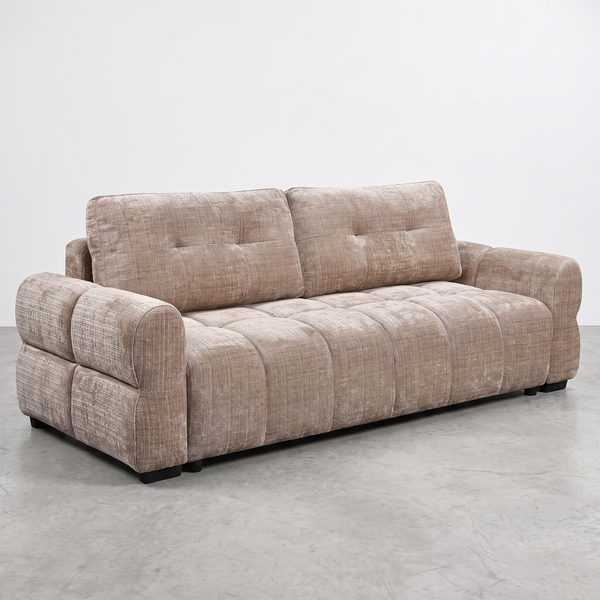 CLARA - Divan-lit en tissus velours