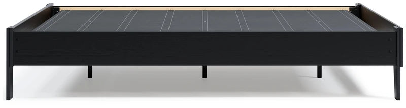 JASPER - Base de lit plateforme noire - Grand lit (Queen) – Lit, Noir | Meubles KREOR Gatineau