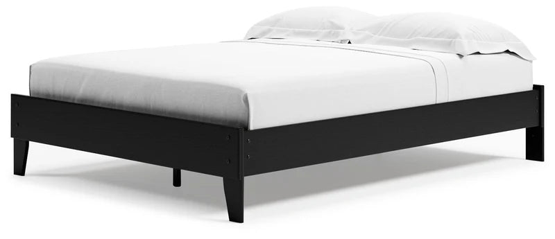 JASPER - Base de lit plateforme noire - Grand lit (Queen) – Lit, Noir | Meubles KREOR Gatineau