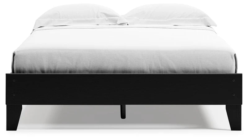 JASPER - Base de lit plateforme noire - Grand lit (Queen) – Lit, Noir | Meubles KREOR Gatineau