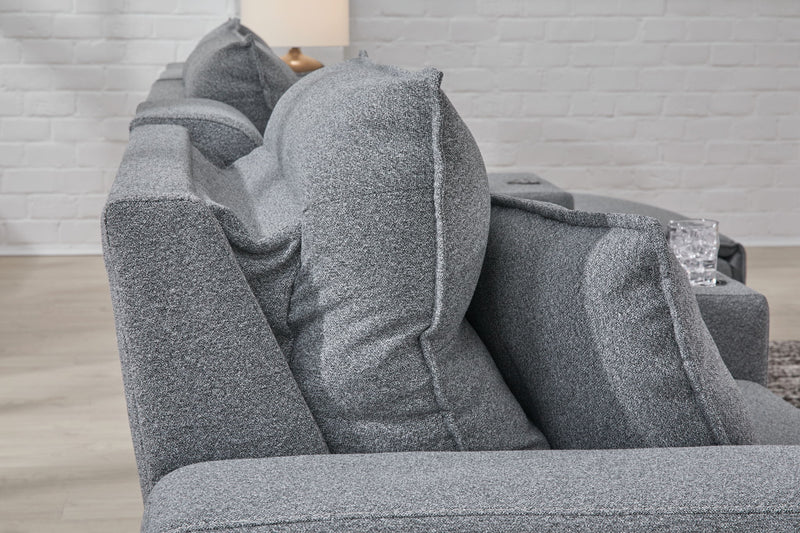 MAVERICK — Sectionnel modulaire cinéma maison avec 2 places inclinables - 3 morceaux