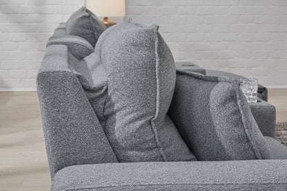 MAVERICK — Sectionnel modulaire cinéma maison avec 3 places inclinables - 7 morceaux