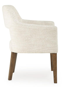 OHIO - Chaises de salle à manger avec accoudoirs - Ensemble de 2 – Chaises, Beige | Meubles KREOR Gatineau