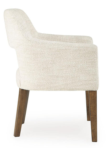 OHIO - Chaises de salle à manger avec accoudoirs - Ensemble de 2