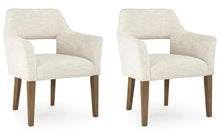 OHIO - Chaises de salle à manger avec accoudoirs - Ensemble de 2 – Chaises, Beige | Meubles KREOR Gatineau