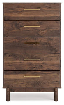 SAM - Commode noyer 5 tiroirs – Meuble de chambre à coucher, Brun | Meubles KREOR Gatineau