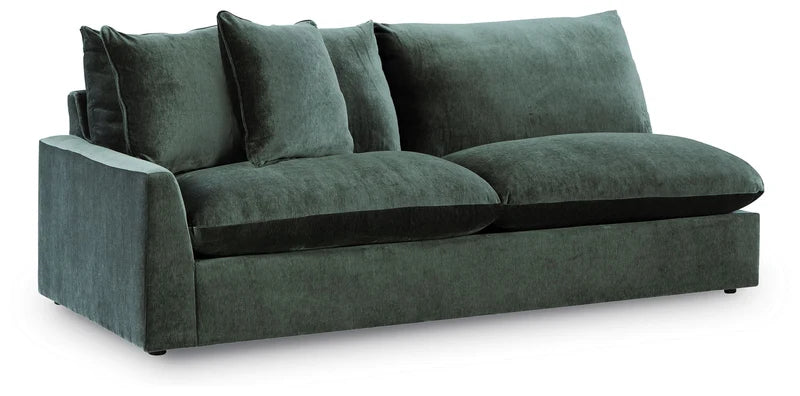 SAVANNAH - Divan sectionnel tissus vert
