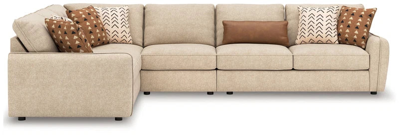 EMMA - Divan sectionnel en tissus sable - 5 ou 6 places – Sectionnel, Beige | Meubles KREOR Gatineau